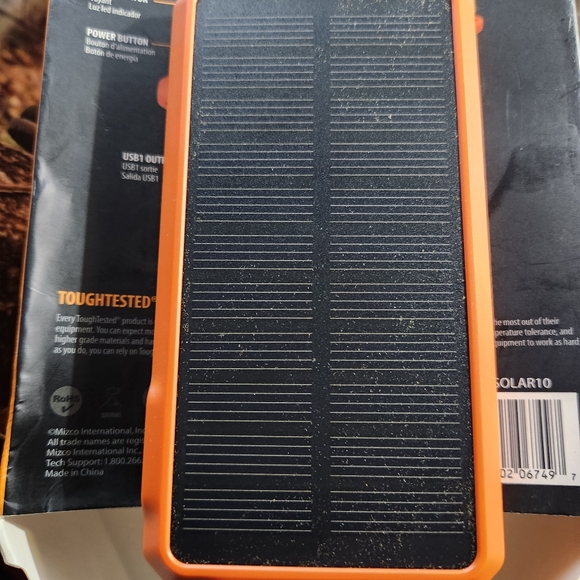 Tough Tested Solar Dual USB 10,000mAh Battery PackBattery Pack - Picture 3 of 7